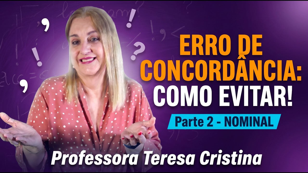 DOMINE CONCORDÂNCIA NOMINAL EM 20 MINUTOS | Aula Completa para Concursos 2026