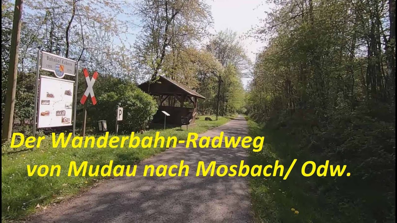 Der Wanderbahn-Radweg von Mudau nach Mosbach/Odw.
