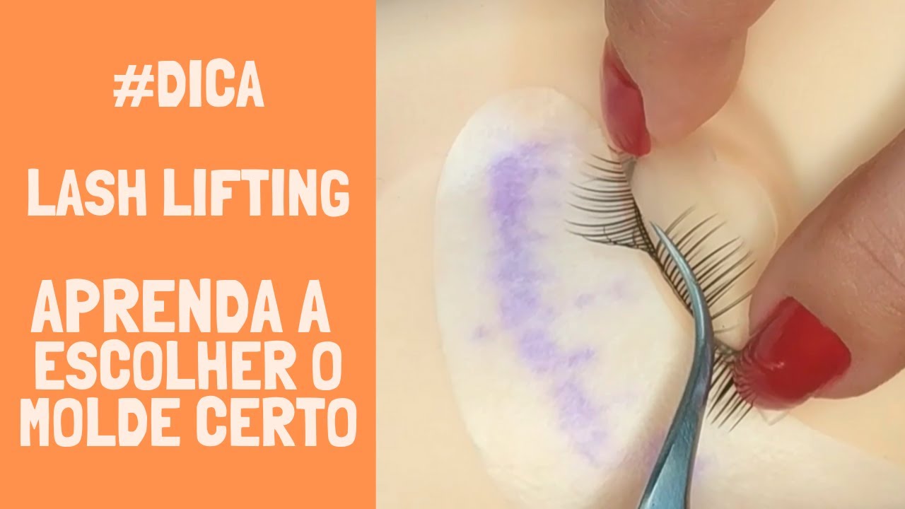 Lash Lifting - Aprenda a escolher o tamanho do molde (lift pad)