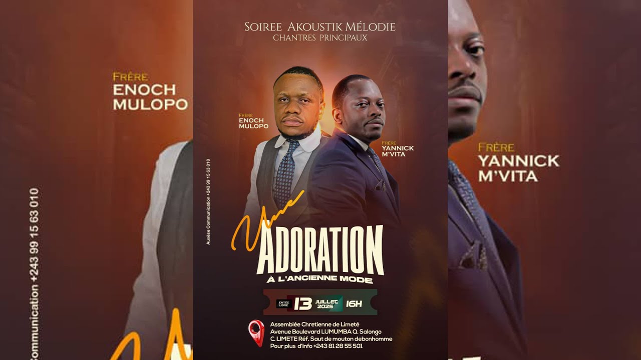 🔴 EN DIRECT | Soirée d’Adoration – Akoustik Mélodie | 13 Juillet 2025 | Limete, Kinshasa