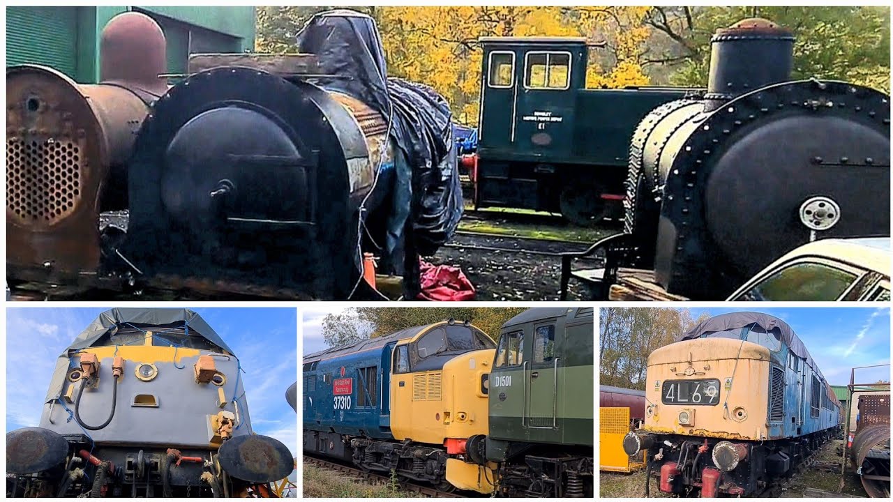 Shed tour reveals locos in a variety of different conditions