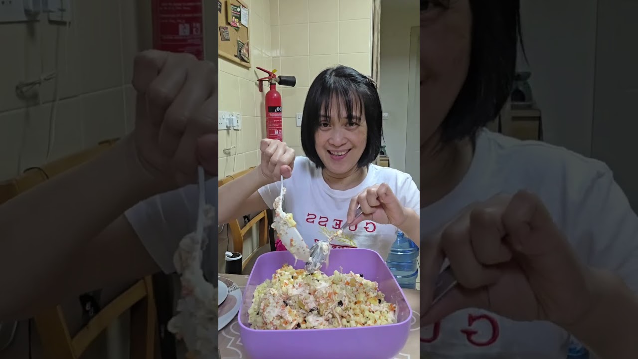 Let's Make Chicken Macaroni Salad For Media Noche | Mommy Anne