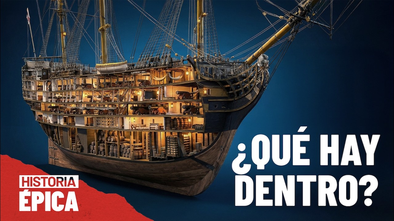 Guía 3D de un Buque de Guerra: HMS Victory - Todas las Partes (Documental)