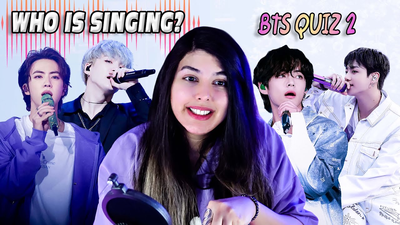 BTS QUIZ PART 2 ! BTS WHO IS SINGING CHALLENGE ?! GUESS HIS VOICE!
