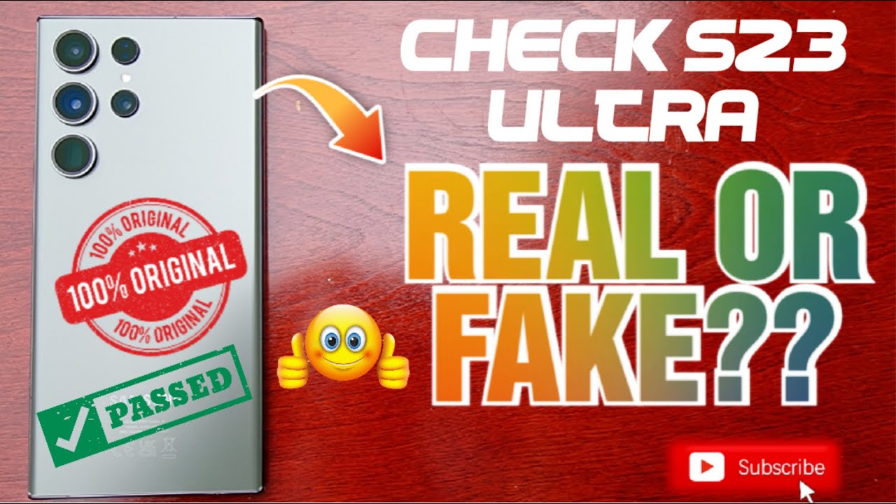 How to check your *NEW* Samsung Galaxy S23 Ultra is REAL Or FAKE|Check its an Original S23 Ultra NOW
