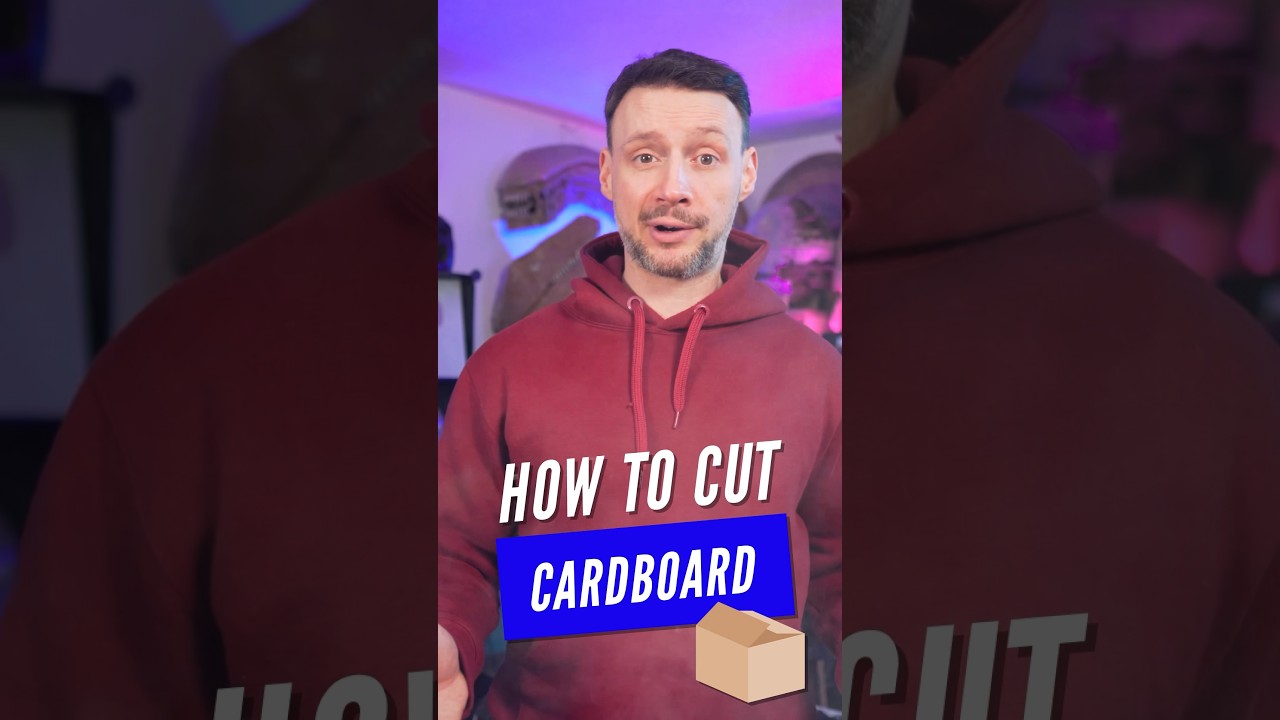 How To Cut Cardboard! ✂️❌ 