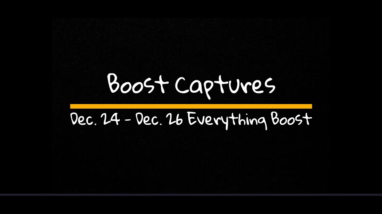 Christmas 2025 WHI Boost Captures [6 IUHS, 9 HORNS, 5 NDS, 3 SIUCS]