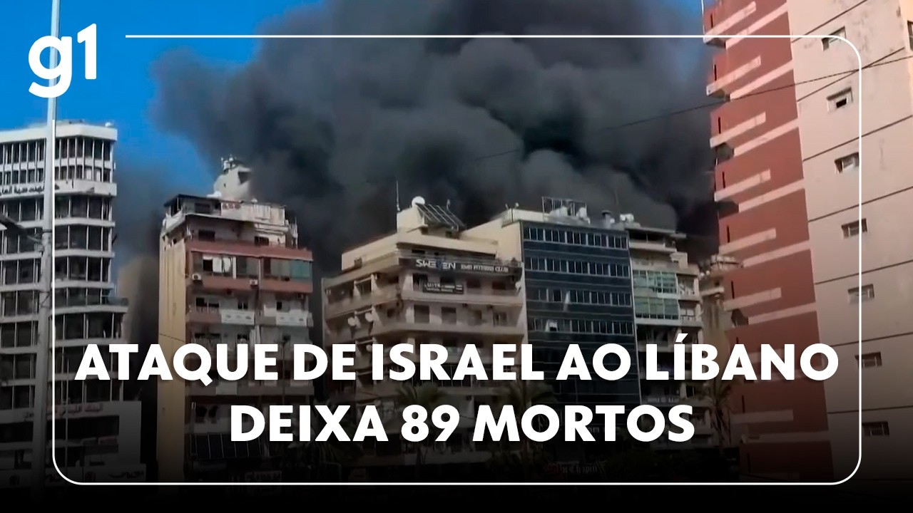 Jornal Hoje: Israel faz ataque massivo no L&iacute;bano logo ap&oacute;s acordo de cessar-fogo