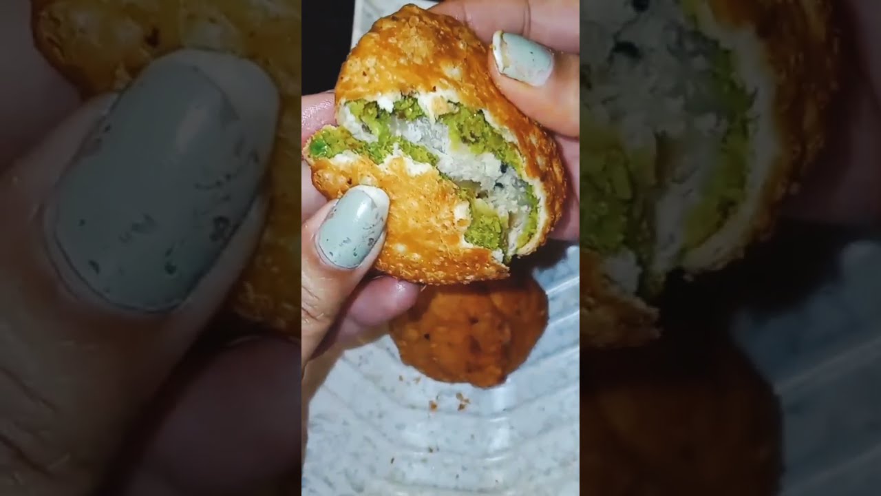 मटर की कचौरी एकदम देसी और सरल अंदाज़ में !! Matar kachori !! #trending #food #viralvideo #video