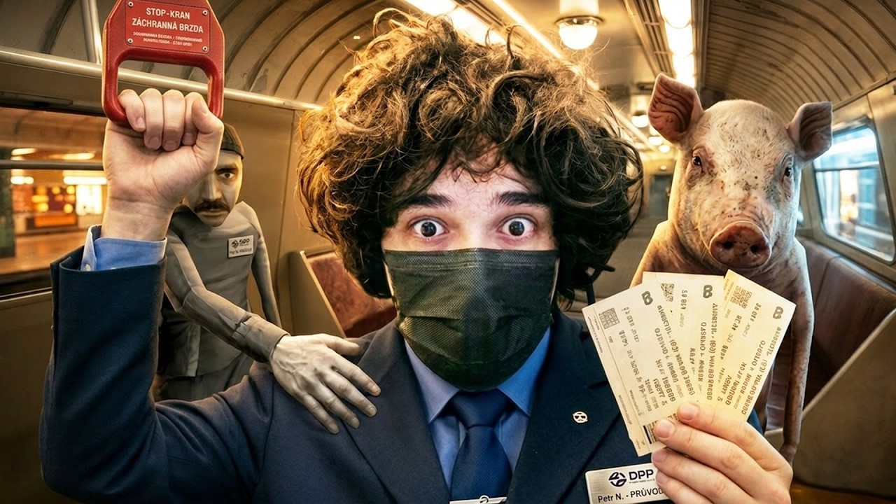 ROSTIK BECAME A TRAIN DRIVER IN A CREEPY SUBWAY HORROR GAME brno transit