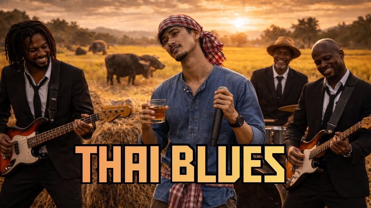 Thai Blues|Blues Guitar Relax Music