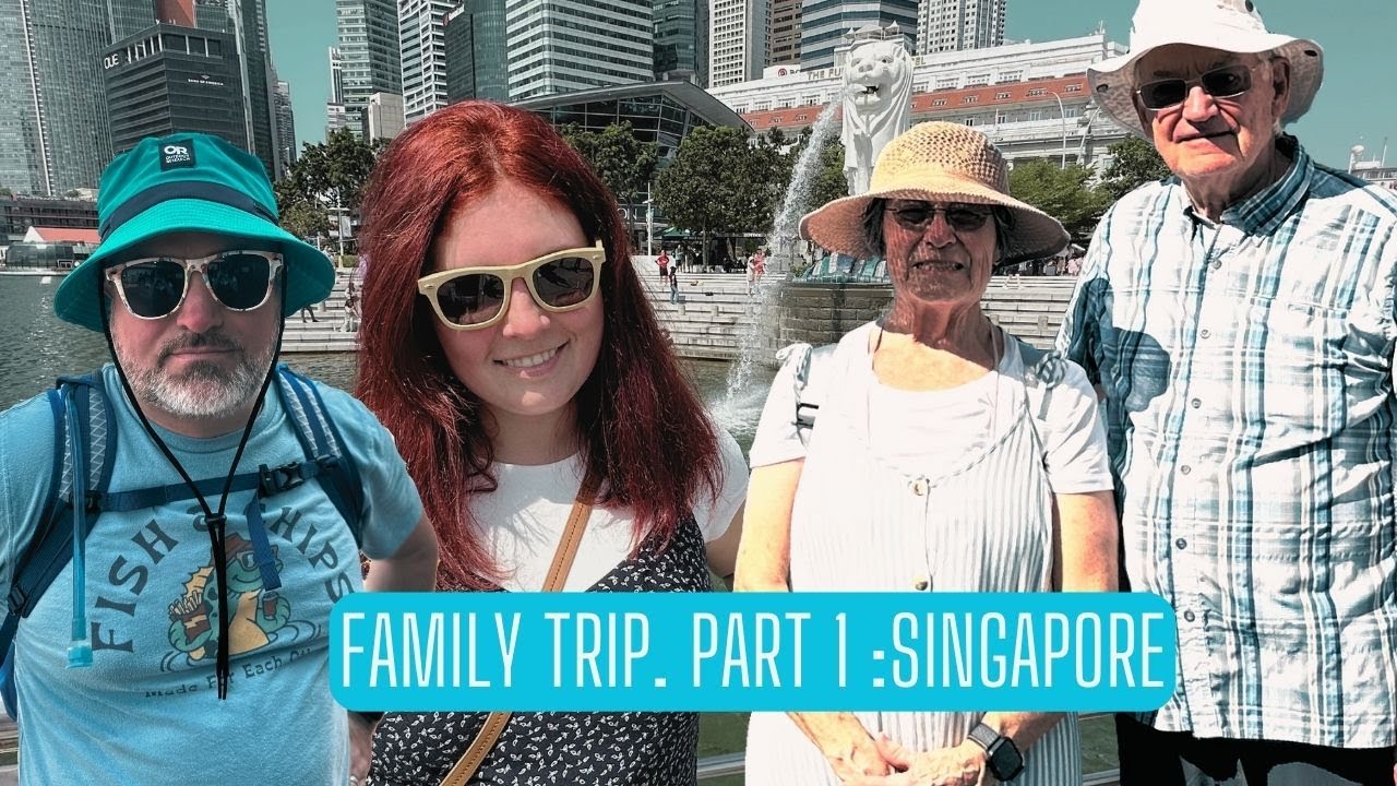 Family trip. Singapore. Part 1. Gardens by the Bay | China town | Down town