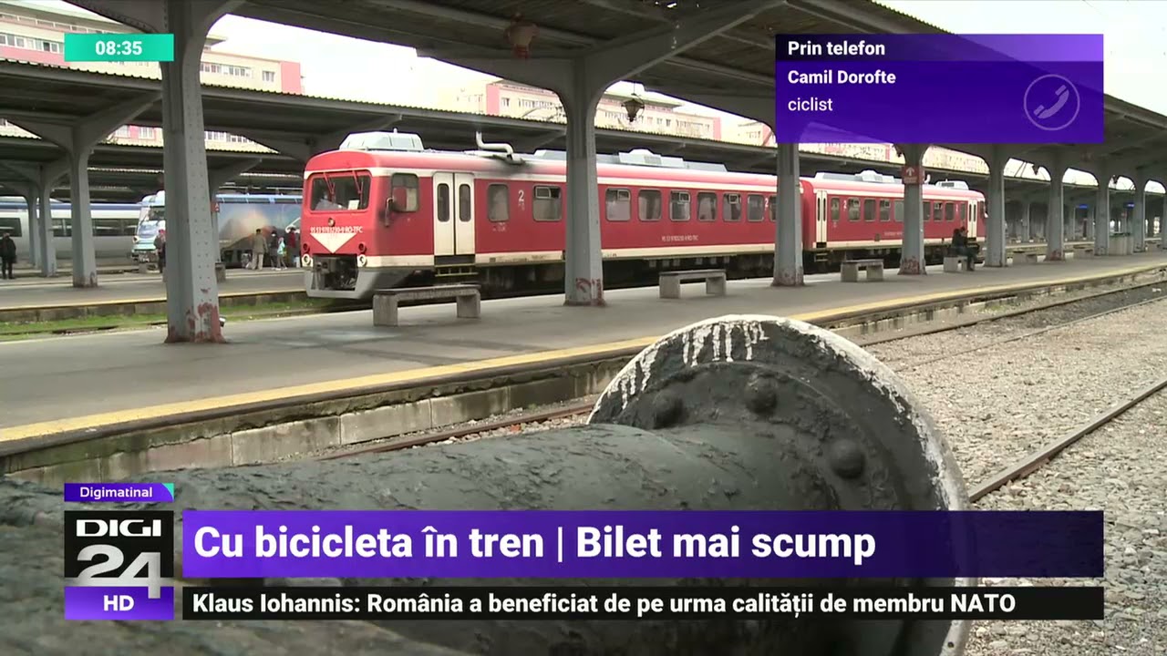 Biletul de tren pentru o bicicletă, mai scump decât cel pentru o persoană