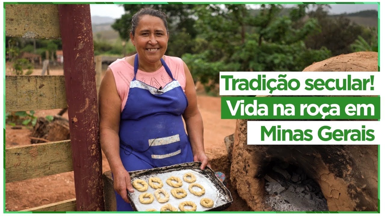 ROÇA EM MINAS: Vivendo na roça, em Tiradentes, ela ganha a vida fazendo deliciosos biscoitos!