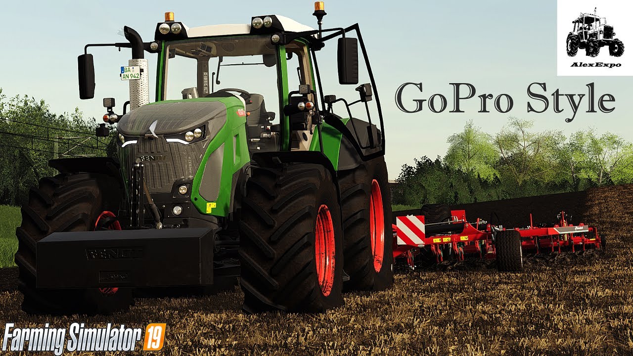 GoPro Style | Farming Simulator 19 | Fendt 942 Vario | Kverneland Turbo 8000