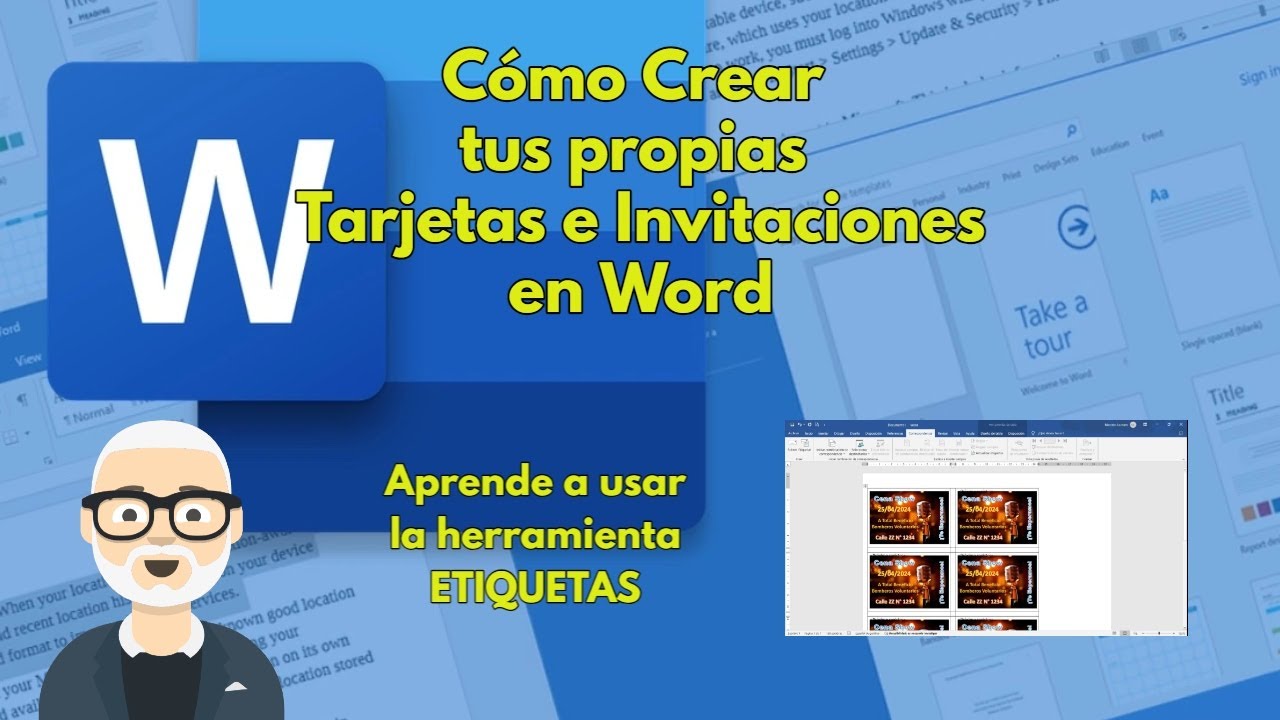 Crear tus propias Tarjetas e Invitaciones en Word