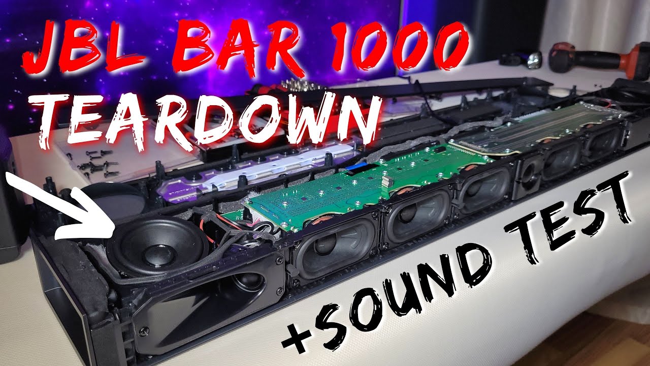 Что внутри саундбара JBL BAR 1000 — полная разборка + звуковой тест
