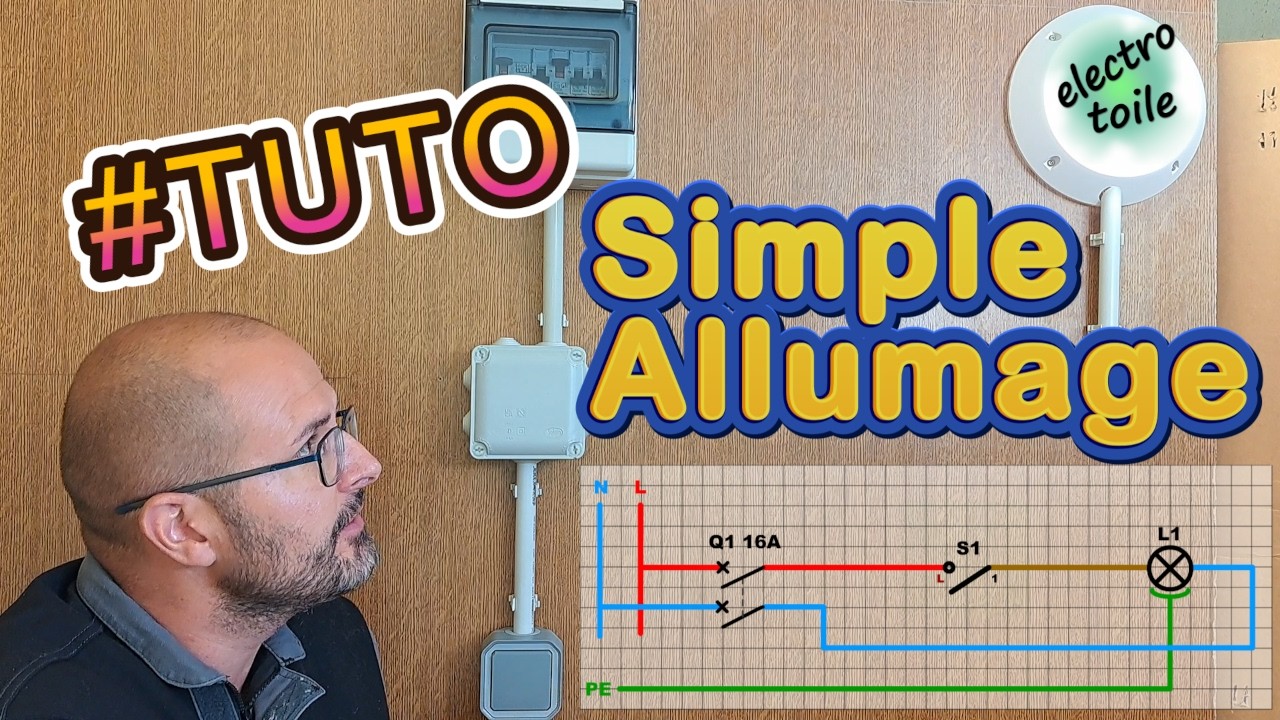 Comment câbler un Simple Allumage avec un interrupteur Plexo ? | Guide électricité pour débutants