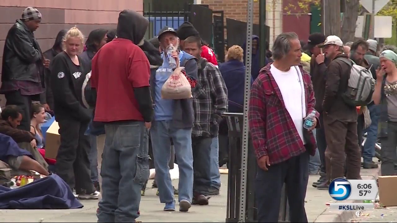 Downtown Salt Lake City businesses worry about a 'tidal wave' in the homeless population this summer