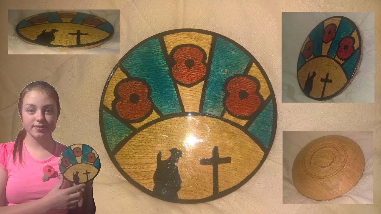 Wood Turning Club - Remembrance Day Platter