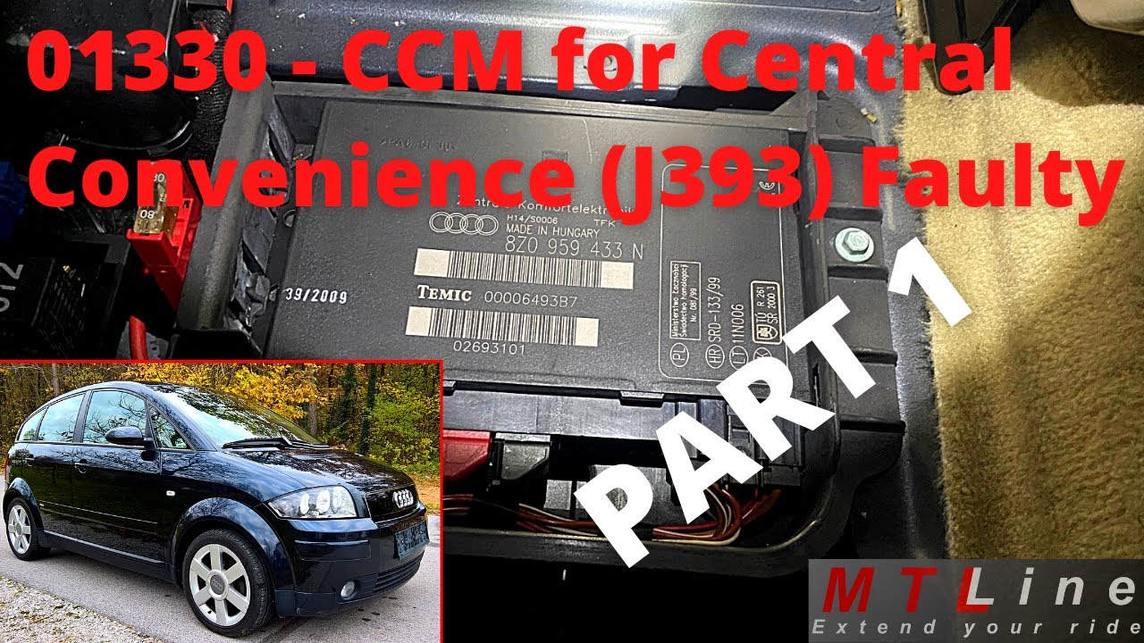 Audi A2 – central comfort unit faulty – PART 1 – EP3 – project youngtimer