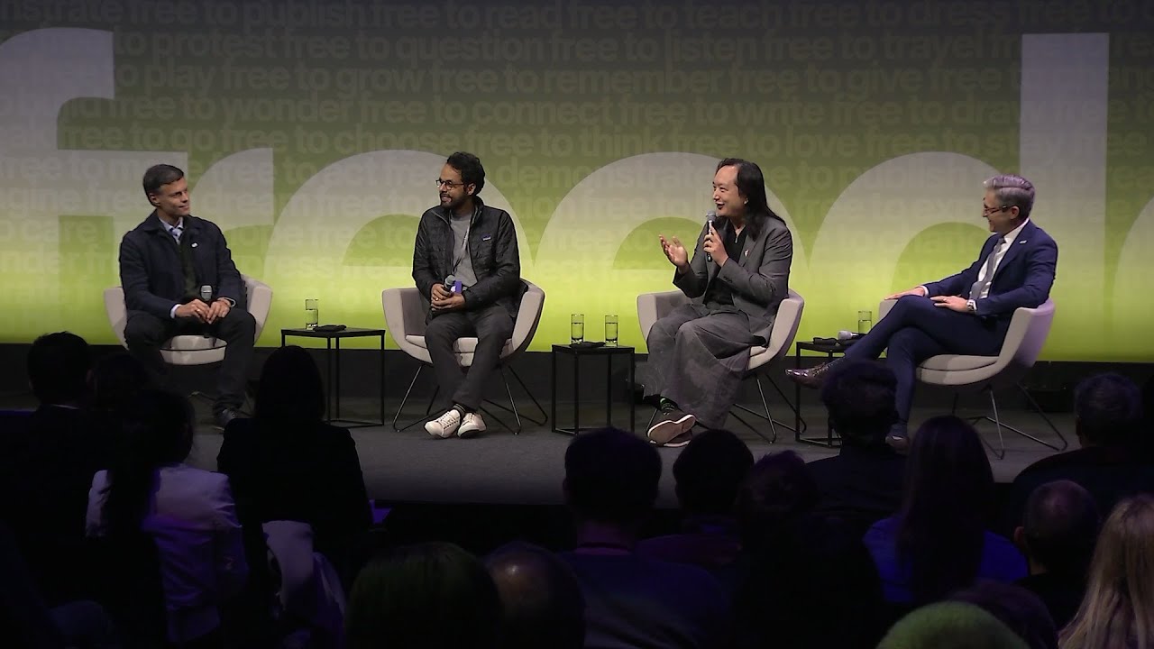 Berlin Freedom Conference 2025 - Audrey Tang, Ahmad Ahmadian, Damon Wilson