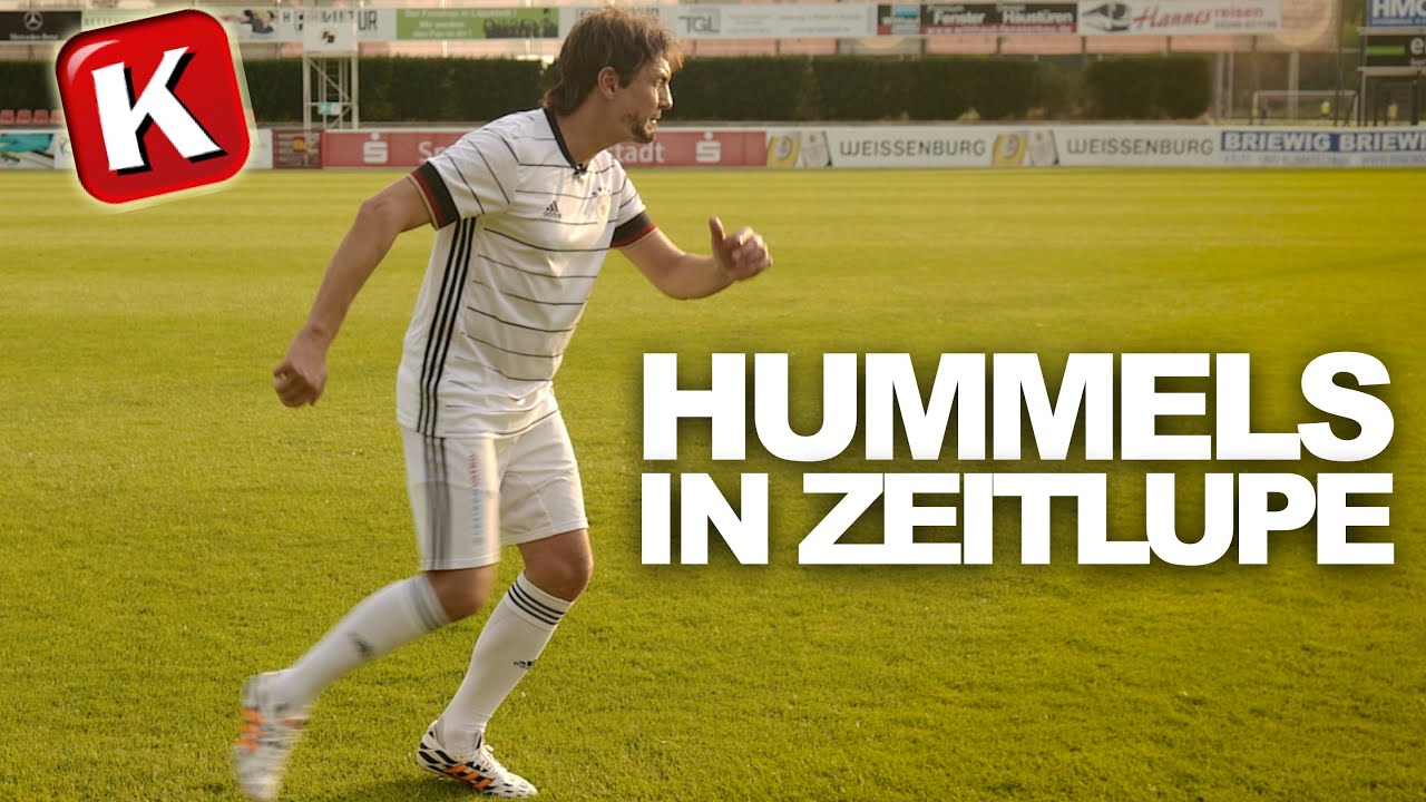 Mats Hummels übt Sprints für das Spiel gegen Portugal