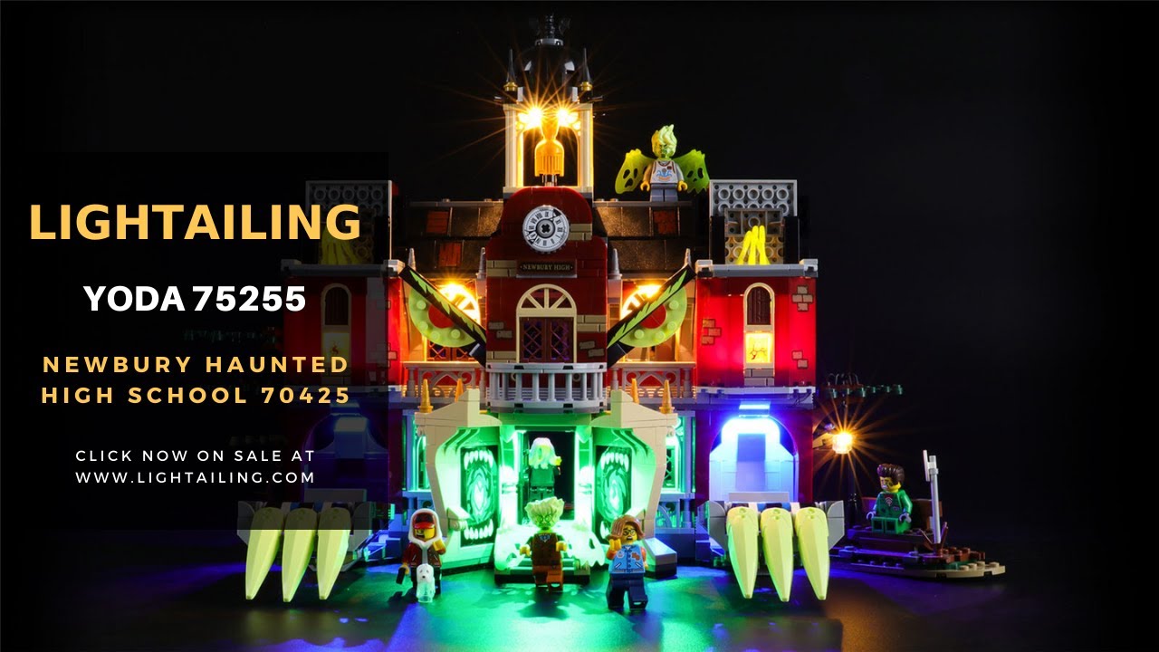 【LGK266 Installation Video】Lightailing Light kits for Lego Newbury Haunted High School 70425