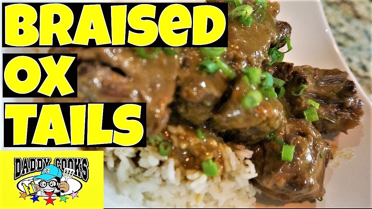 Daddy Cooks Braised OxTails with Red Wine