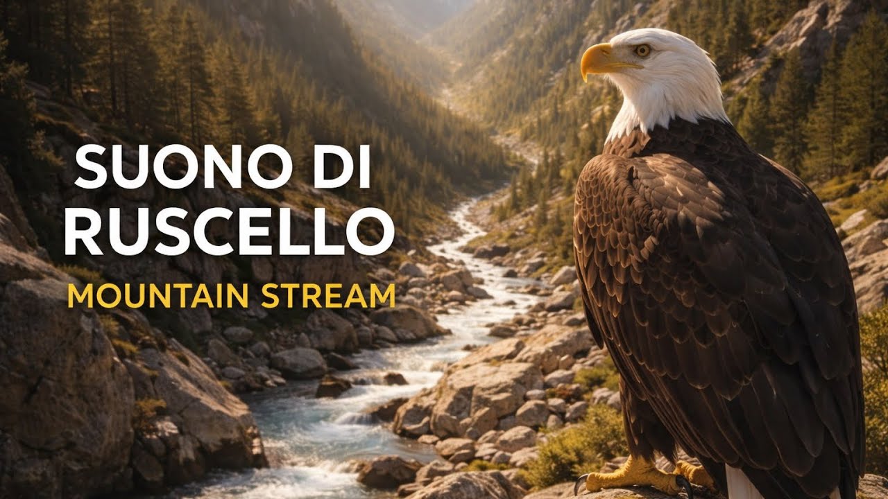 🏔 Suono di Ruscello in Alta Montagna | Mountain Stream Sounds for Deep Relaxation (2h)