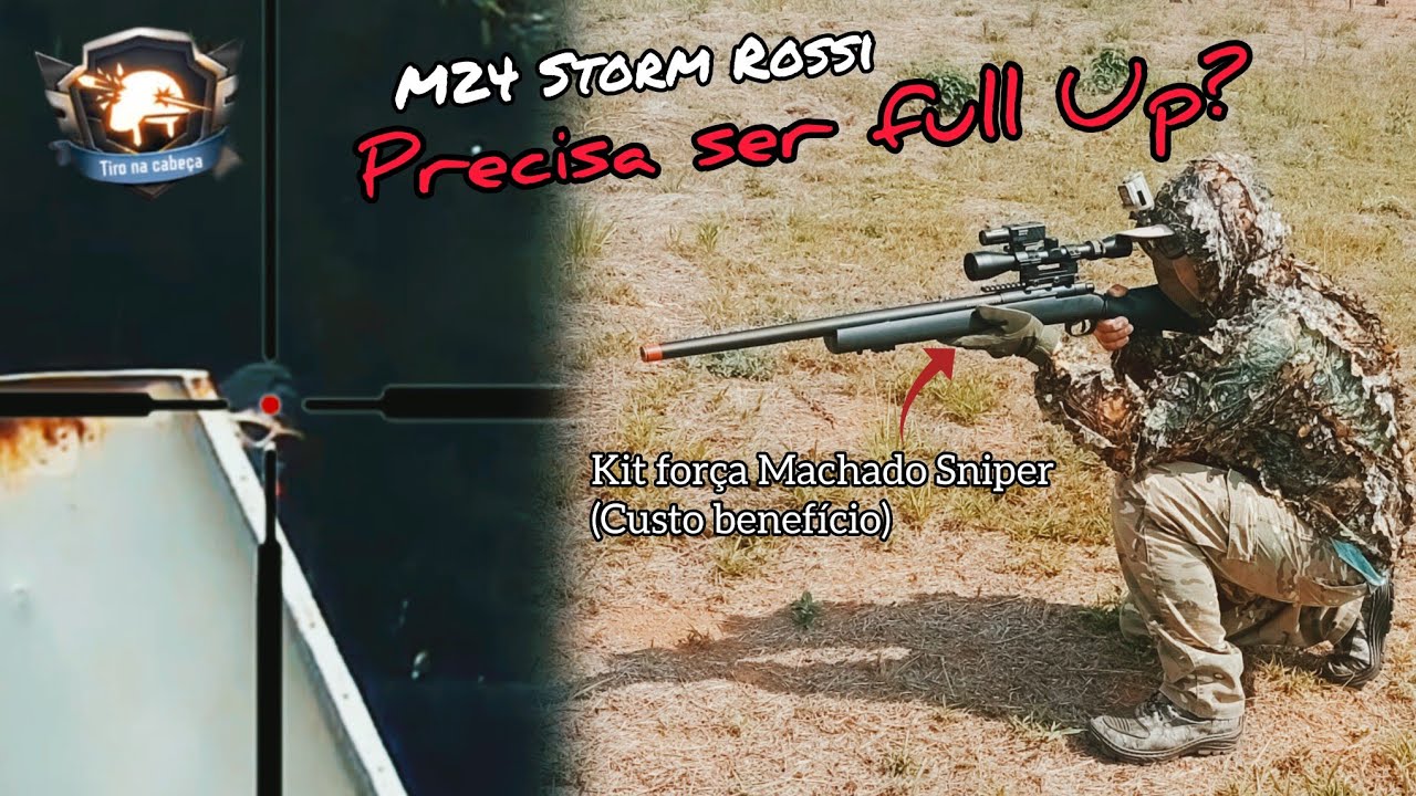 SNIPER ATACANDO A FÁBRICA! (M24 storm gameplay) Machado sniper upgrades
