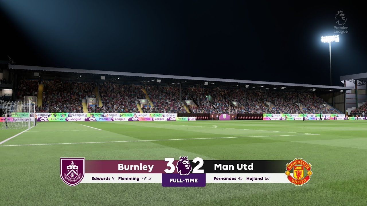 Burnley Vs Manchester United  - Premier League 25/26 - FC 26 Game Play