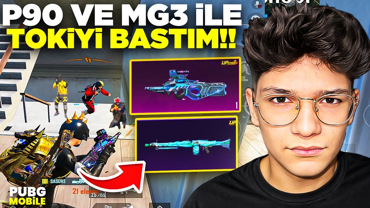 P90 VE MG3 ALIP TOKİYİ BASTIM. SAĞLAM EKİP! - PUBG MOBİLE