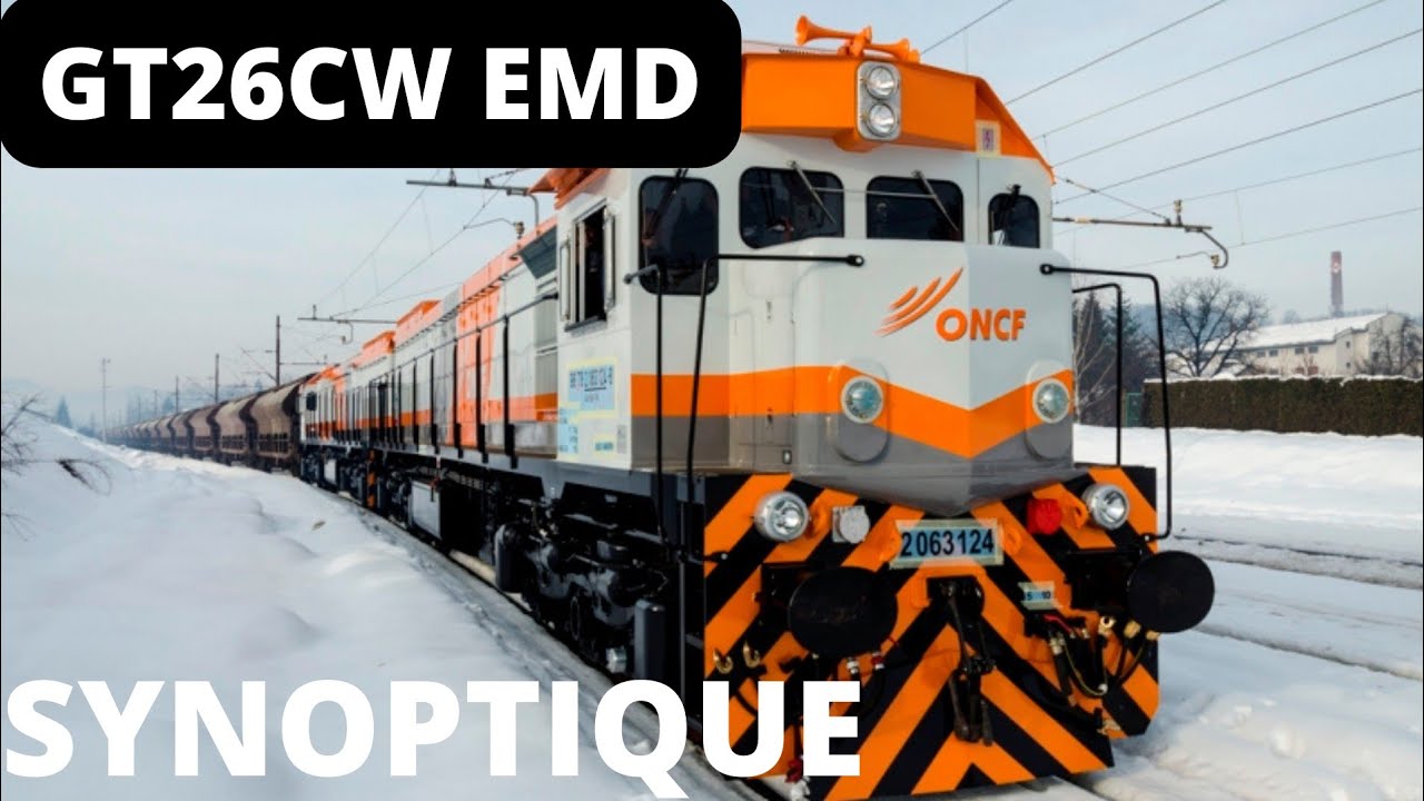 SNTF. EMD GÉNÉRAL MOTORS LOCOMOTIVE DIESEL ÉLECTRIQUE 