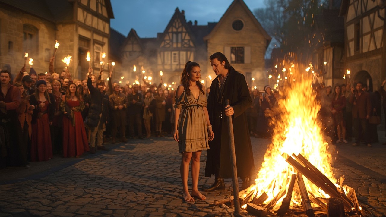 She Was Called a Witch and Bound to the Fire — Until the Alpha Vampire Stopped the Blaze