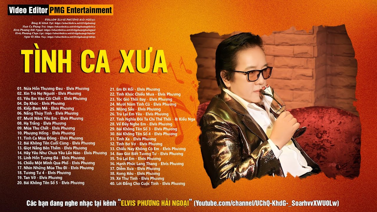 ELVIS PHƯƠNG - LK Nửa Hồn Thương Đau, Xin Trả Nợ Người, Yêu Em Vào Cõi Chết...