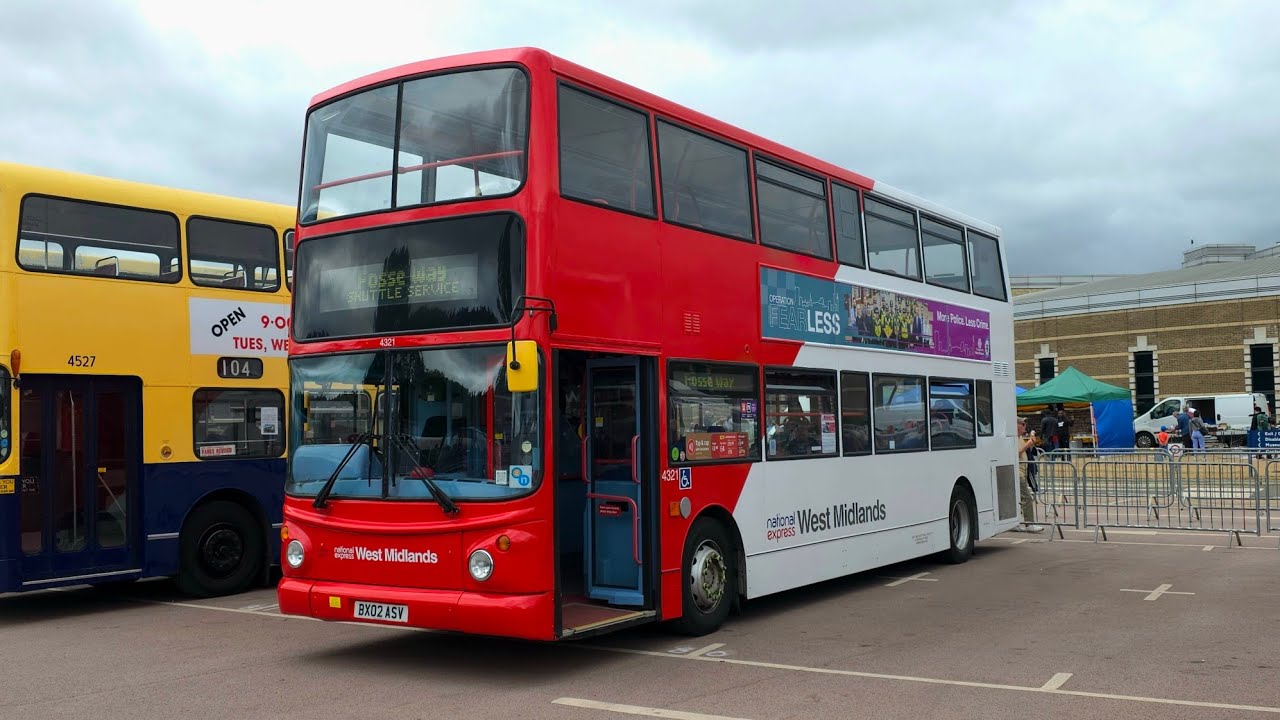 Preserved EX NXWM - 4321(BX02 ASY) - gaydon bus shuttle