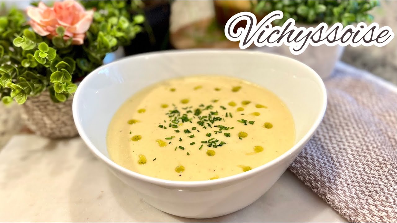 VICHYSSOISE : SOPA QUE HACE REMY EN RATATOUILLE / LEEK AND POTATO SOUP.