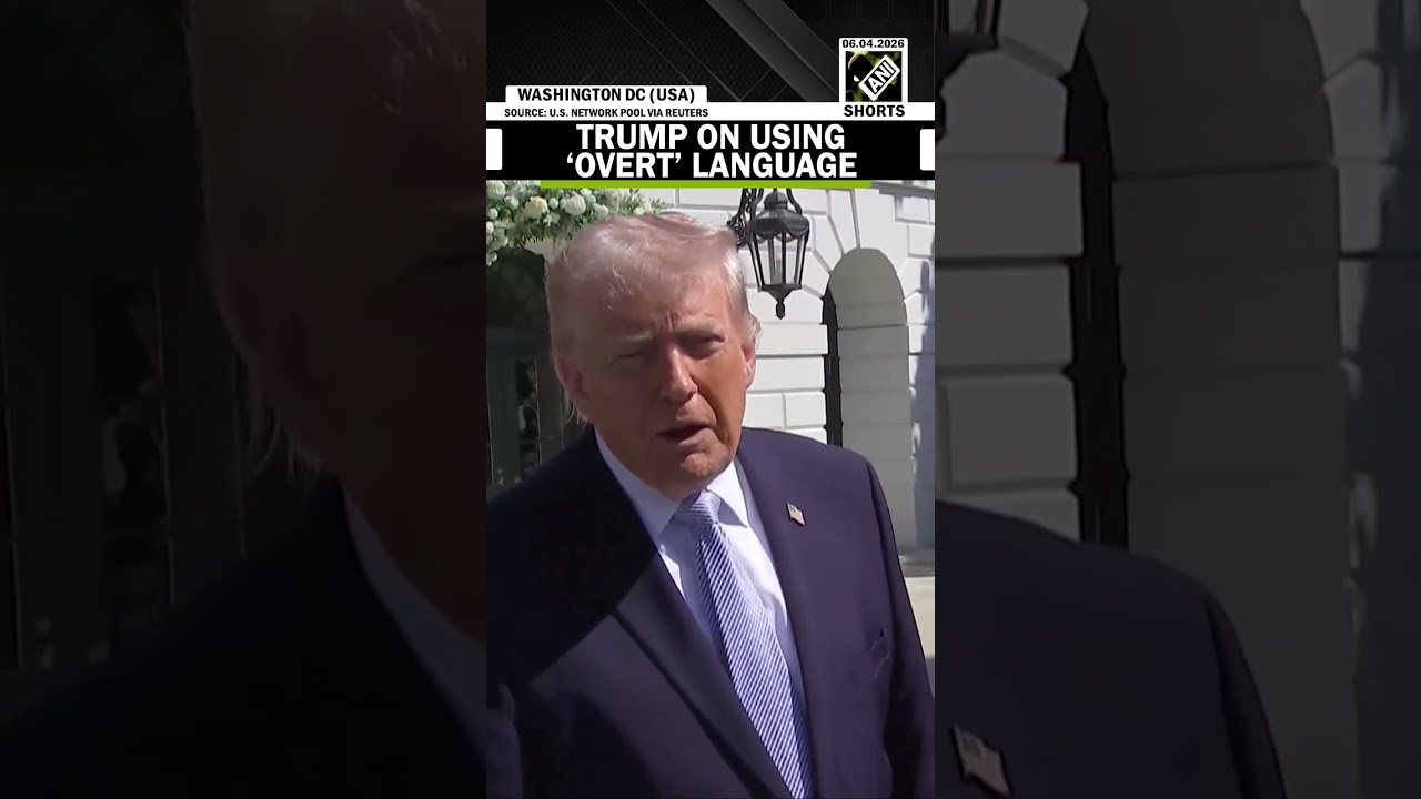 U.S. President Donald Trump opens up on using &lsquo;overt language&rsquo; against Iran