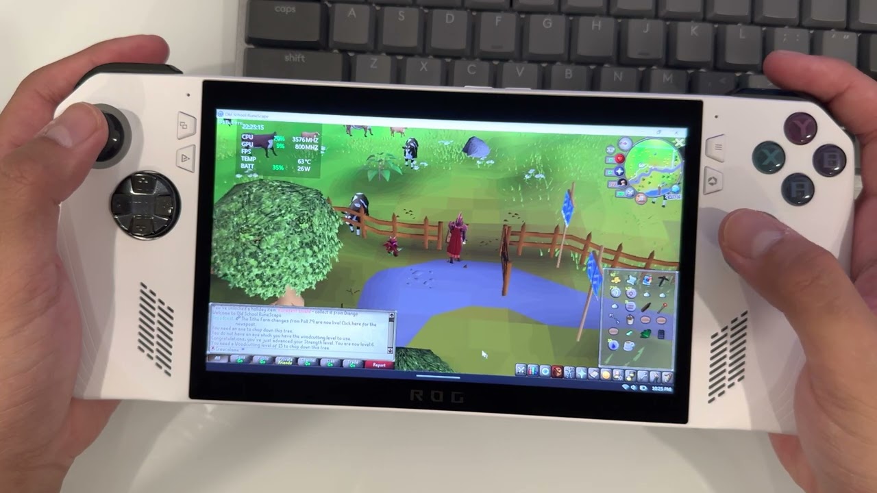 ROG Ally (Turbo mode) Performance Test - RuneScape