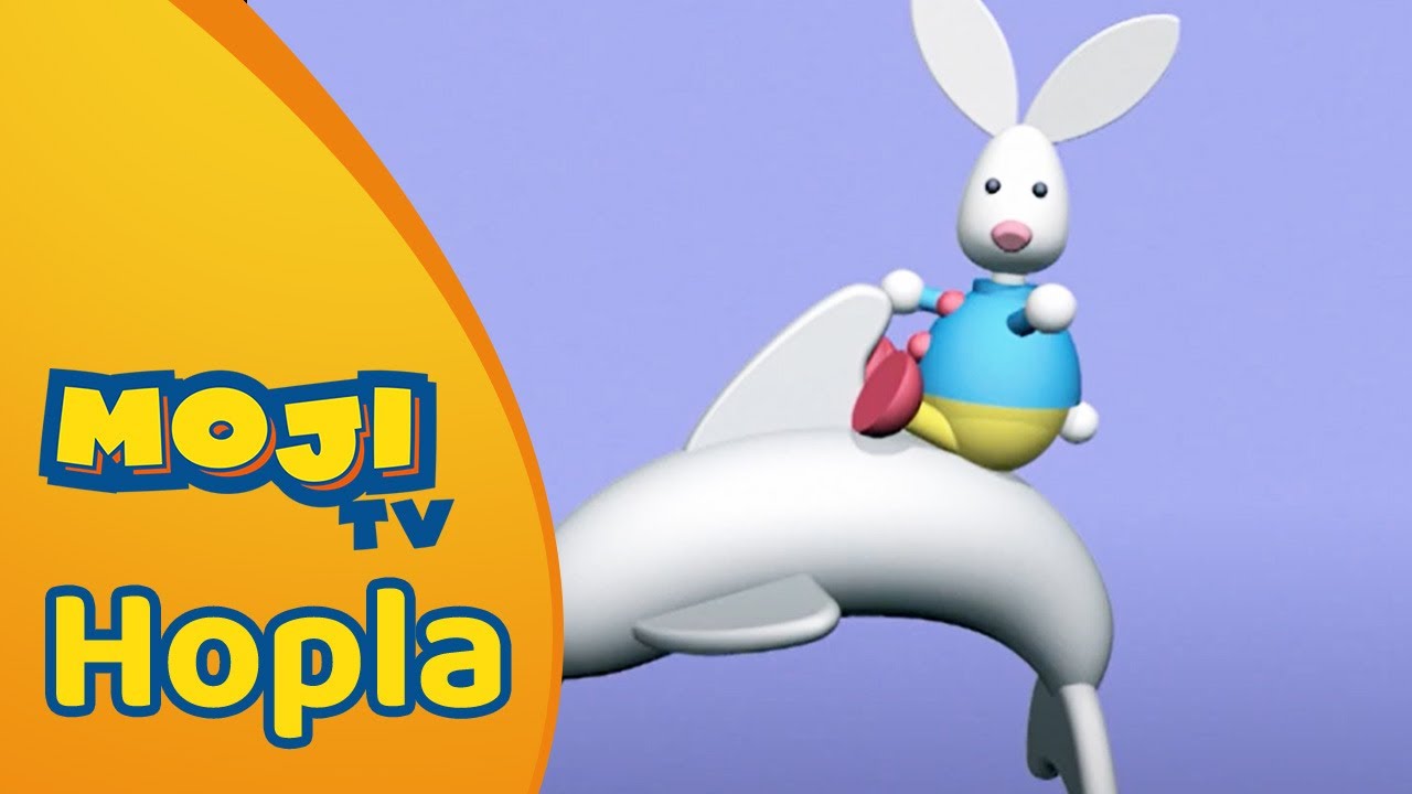 HOPLA BIJ DE DOLFIJNEN 🐬 | HOPLA 🐇 | Nederlandse Kinderseries | MojiTV