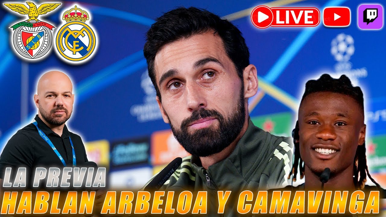🎙️ RUEDA DE PRENSA DE ARBELOA Y CAMAVINGA | PREVIA BENFICA vs REAL MADRID
