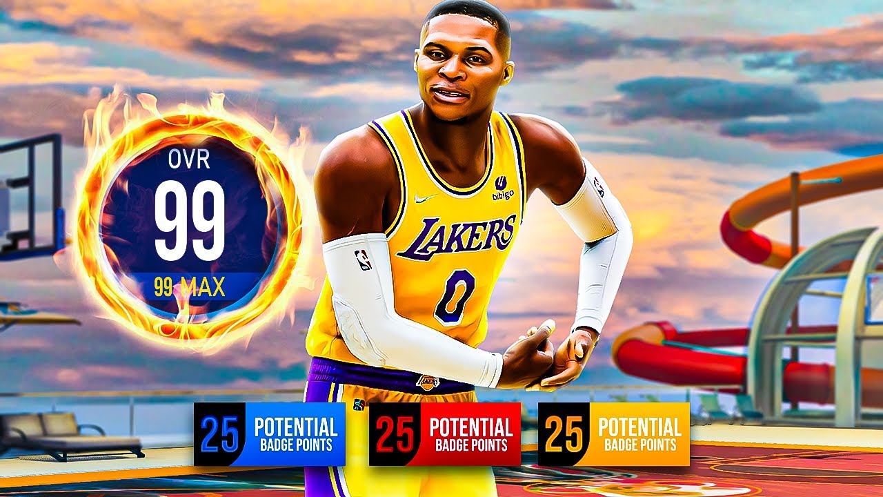 LEGEND RUSSELL WESTBROOK BUILD is UNGUARDABLE (NBA 2K22)