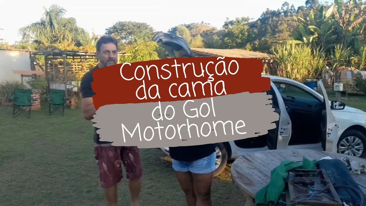 Constru&iacute;mos uma Cama no Gol Motorhome