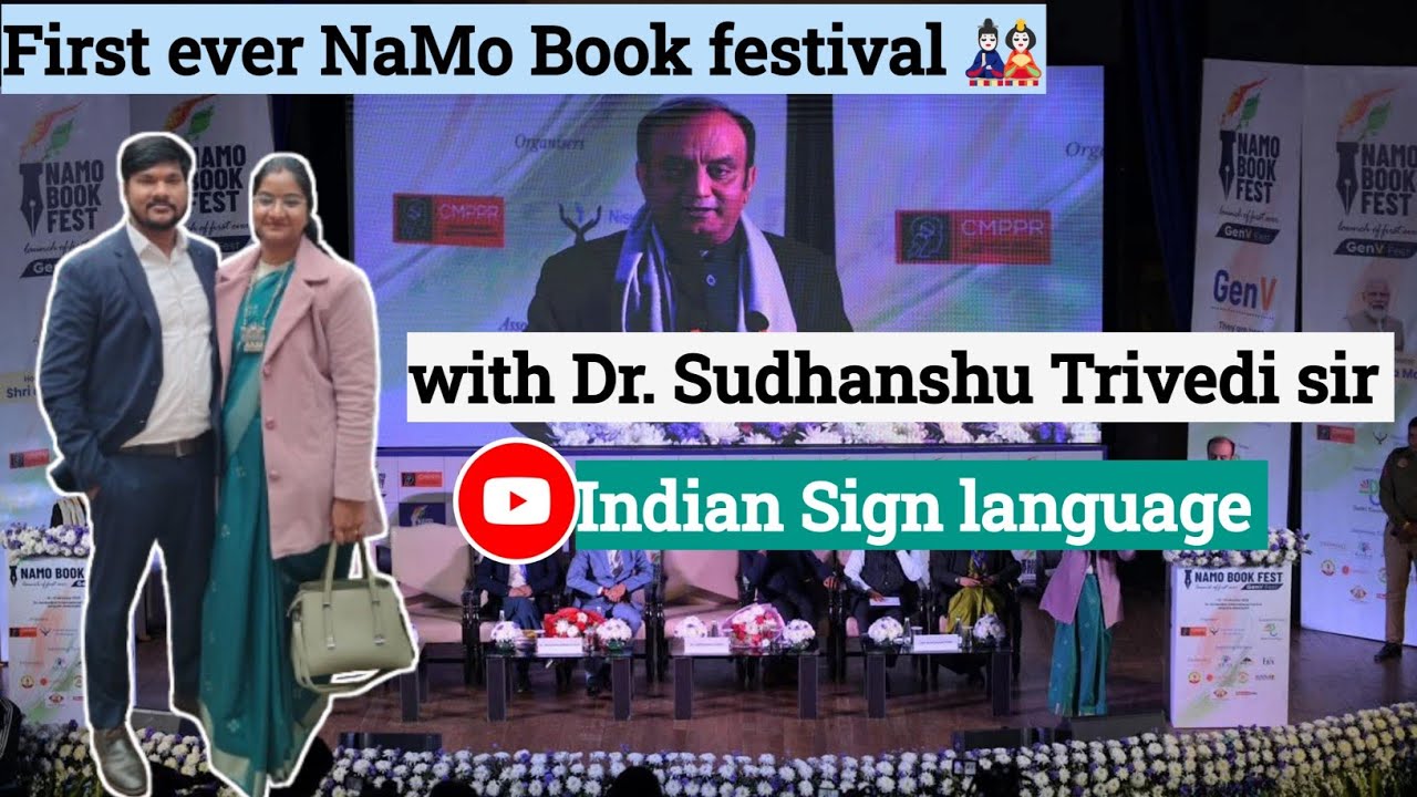 Biggest achievement || With Dr. Sudhanshu Trivedi ji. || BJP Politician & Leader || Namo book fest 📚