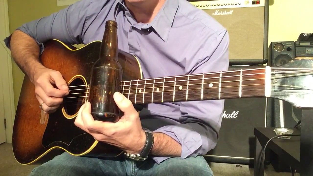 Beer Bottle Guitar Technique