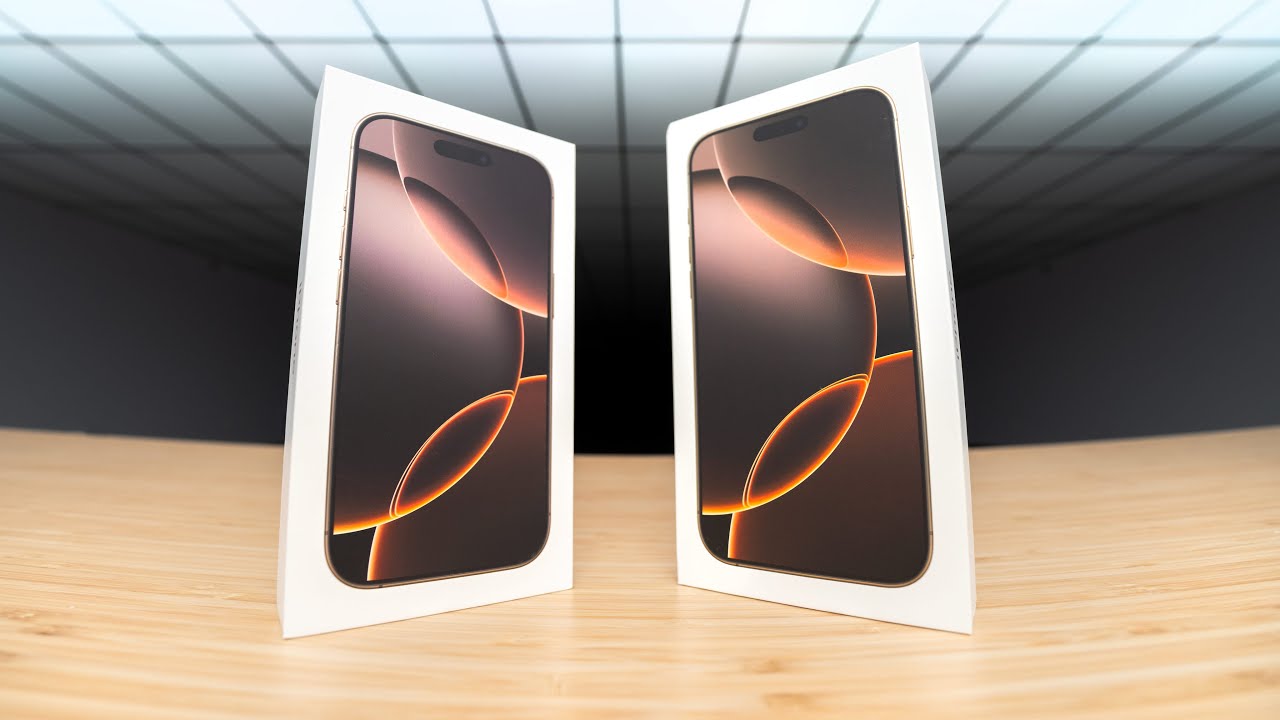 Распаковка iPhone 16 Pro и iPhone 16 Pro Max