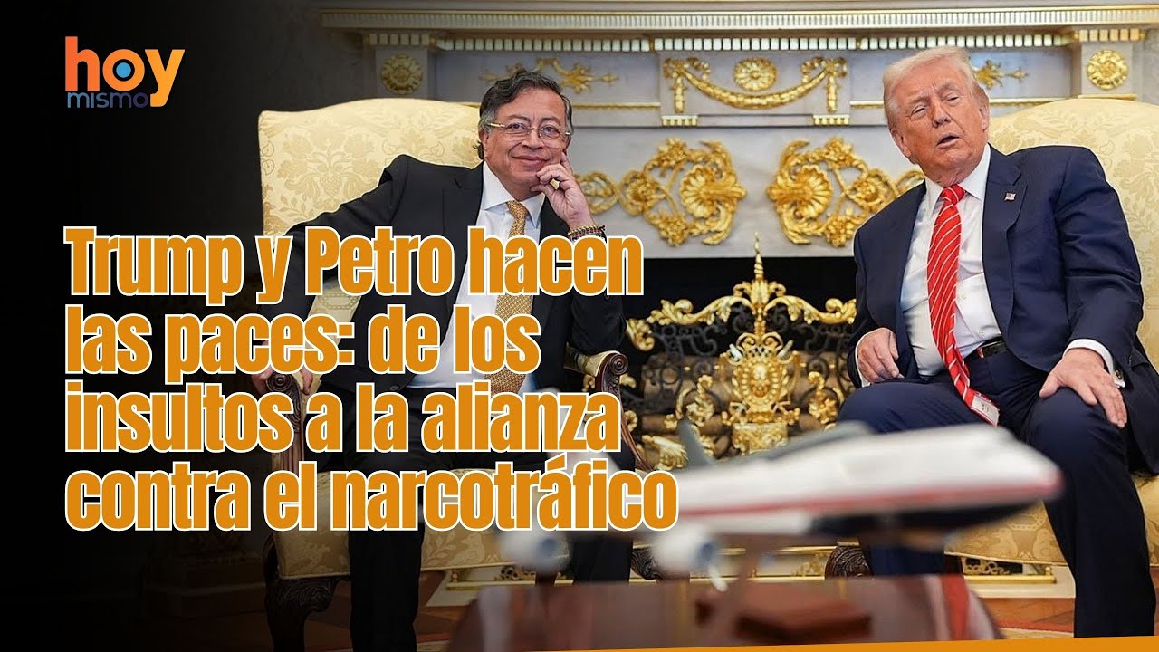Trump y Petro hacen las paces: de los insultos a la alianza contra el narcotráfico.