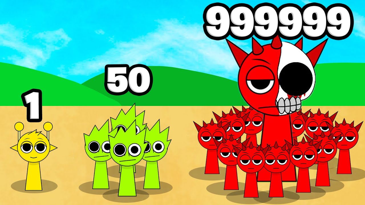 LA MEILLEURE ÉVOLUTION DE SPRUNKI AU NIVEAU MAX !!