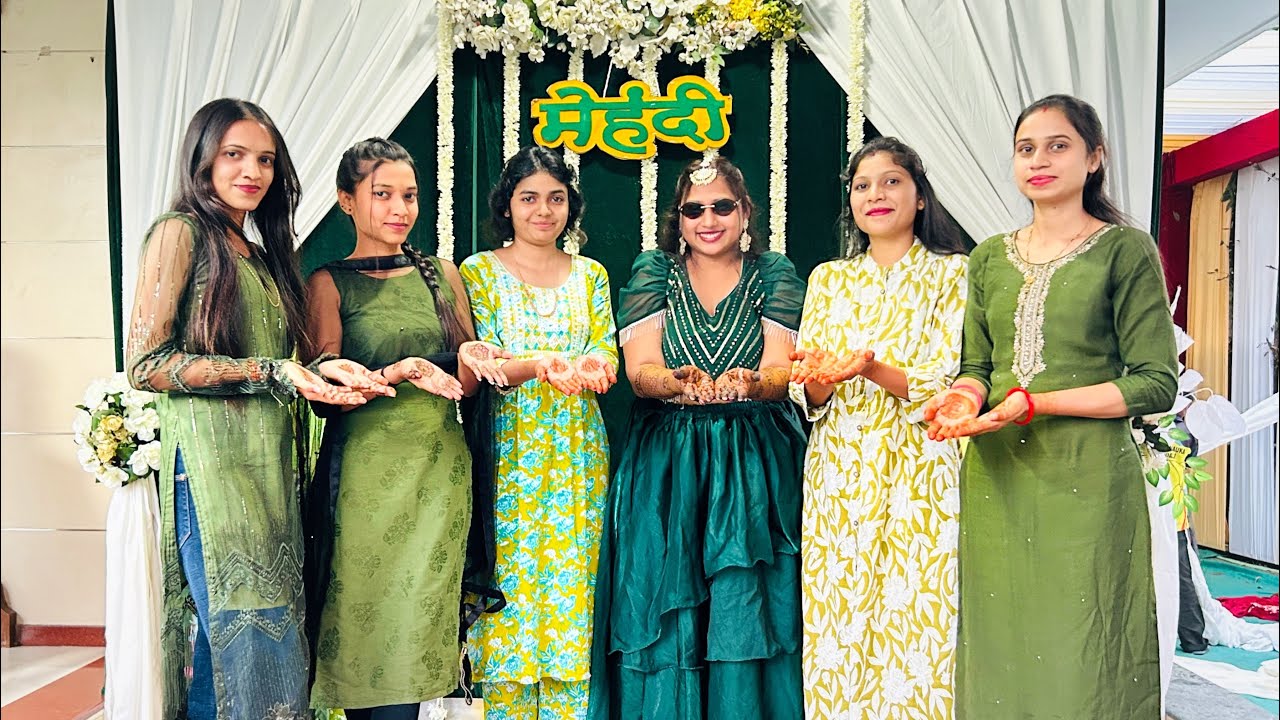 Mehndi Function Vlog 😍